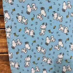 Vermont Country Store Portuguese Cotton Snoopy Woodstock Blanket Full